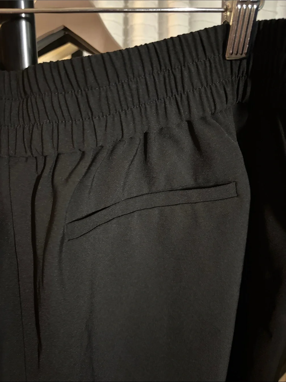 New York & Company Black Women's Dress Shorts Skort